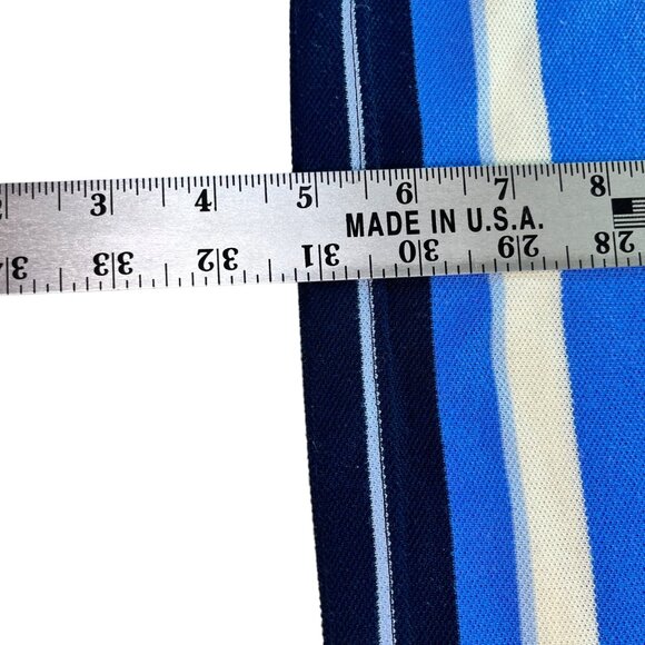 Ralph Lauren Polo Shirt XXXL Navy Blue Striped Short Sleeve Classic Fit Cotton B - Picture 8 of 9